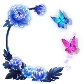 Flores azuis