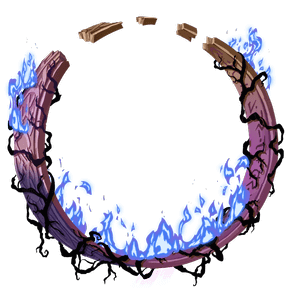 Portal flamejante